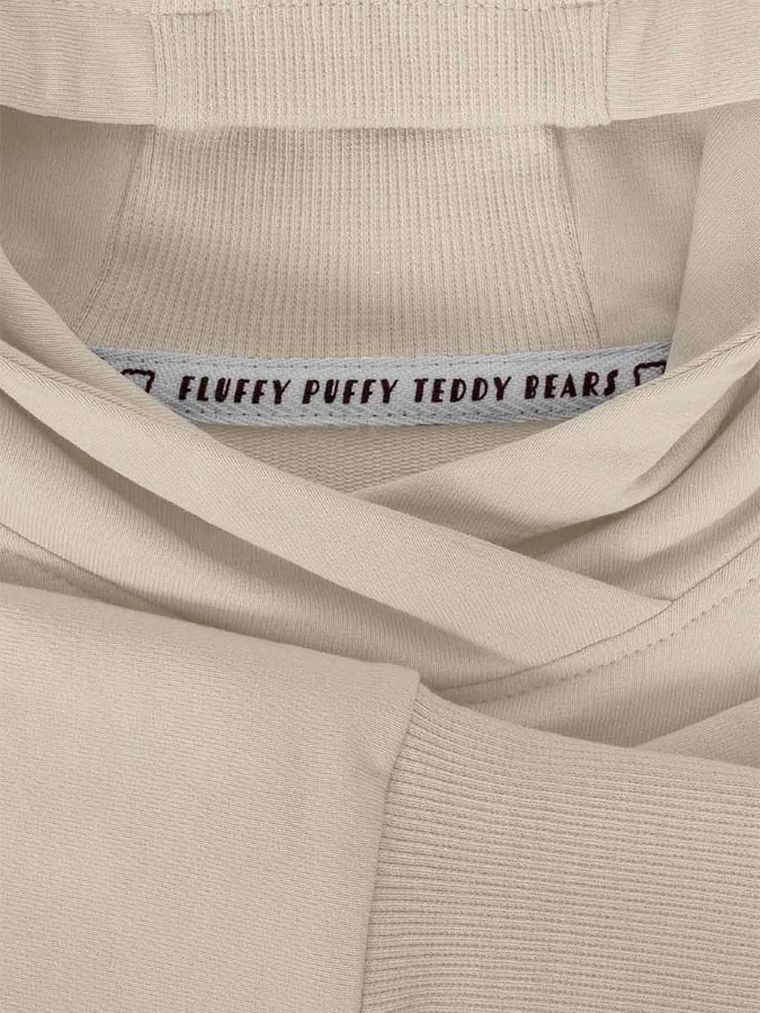 Bluza męska z kapturem, beżowa, Ceba Baby