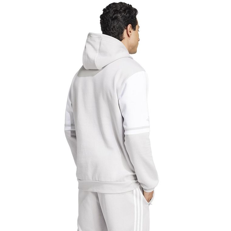 Bluza męska z kapturem, szara, Adidas Squadra