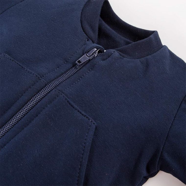 Bluza niemowlęca, rozpinana, granatowa, Eevi