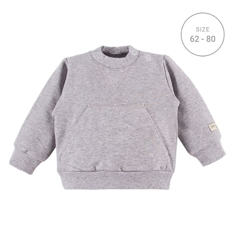 Bluza niemowlęca, szara, Eevi