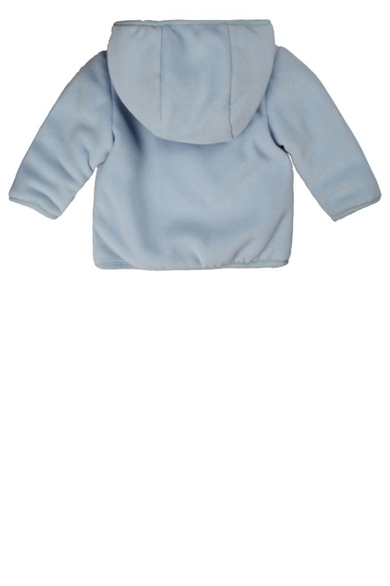 Bluza niemowlęca z kapturem, rozpinana, niebieska, Kanz