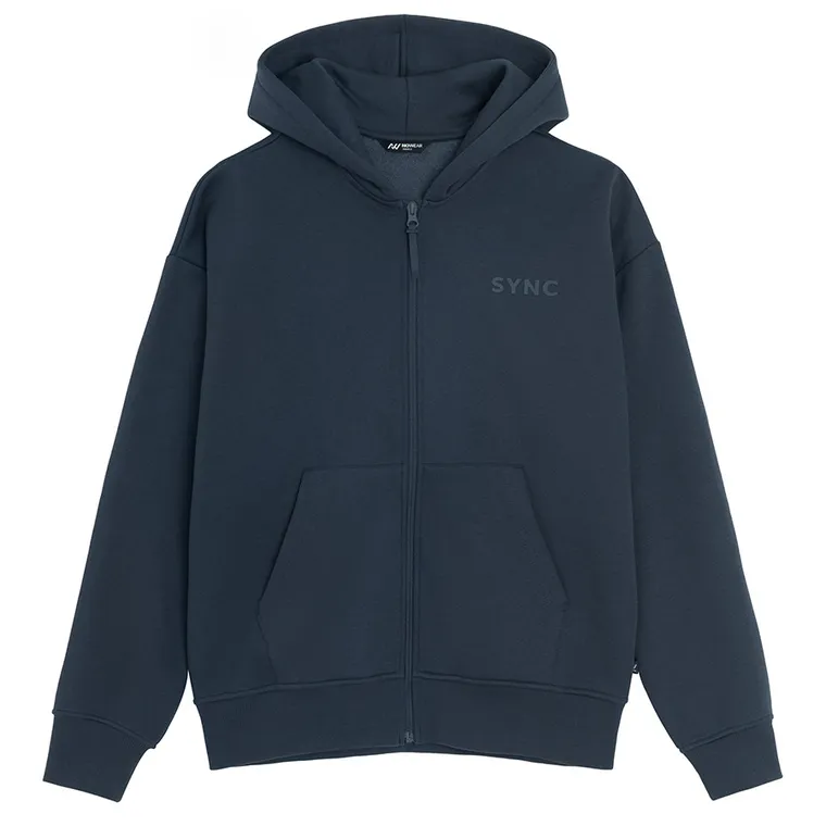 Bluza unisex oversize z kapturem i zapięciem NOWEAR