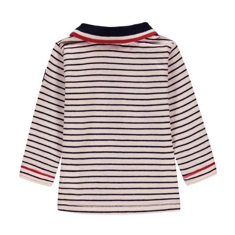 Bluzka chłopięca z długim rękawem, biała, Kanz