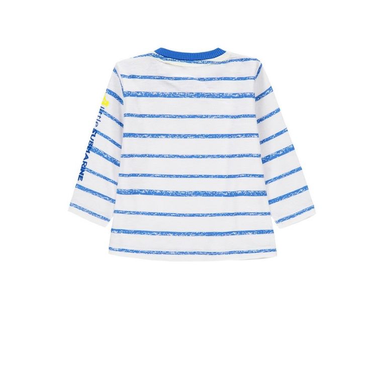 Bluzka chłopięca z długim rękawem, biała, Kanz