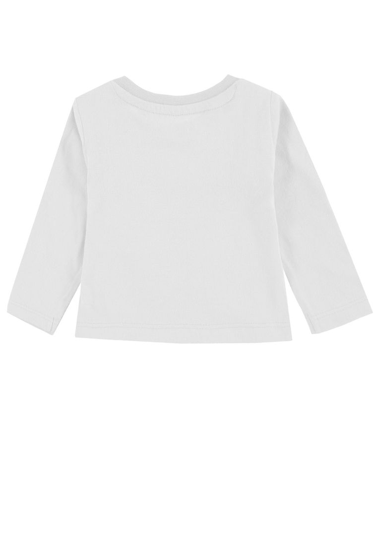 Bluzka chłopięca z długim rękawem, biała, Tom Tailor