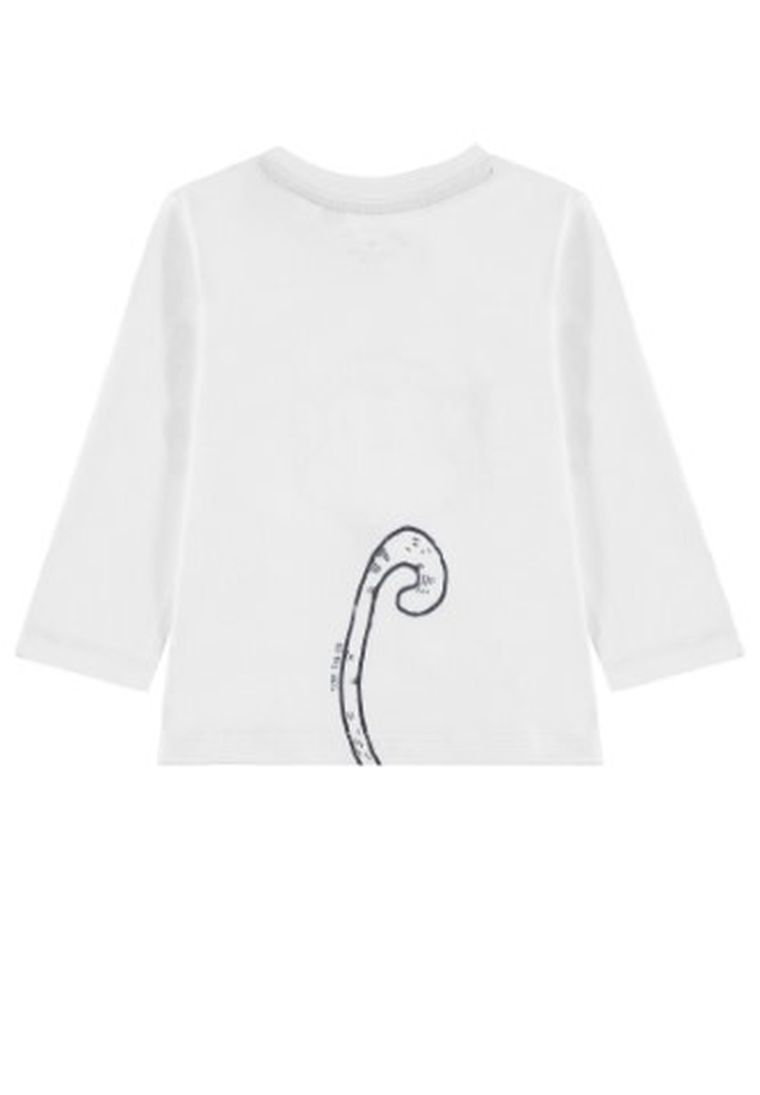 Bluzka chłopięca z długim rękawem, biała, Tom Tailor