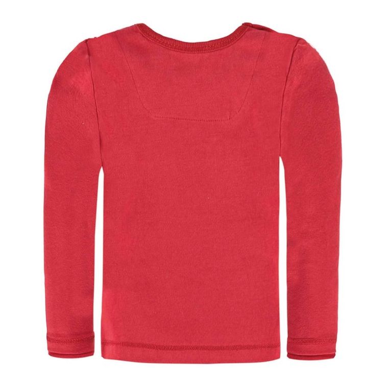 Bluzka chłopięca z długim rękawem, czerwona, Kanz