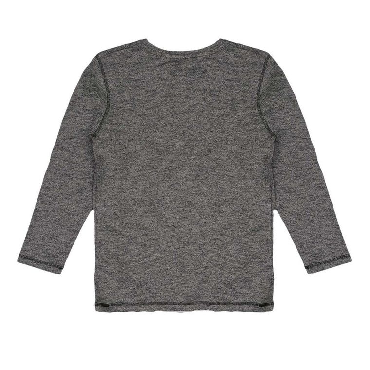 Bluzka chłopięca z długim rękawem, szara, Tom Tailor