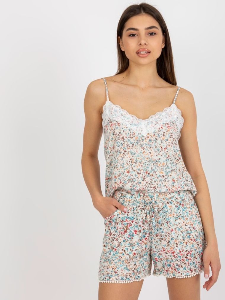 Bluzka damska na ramiączka, biała, Fresh Made