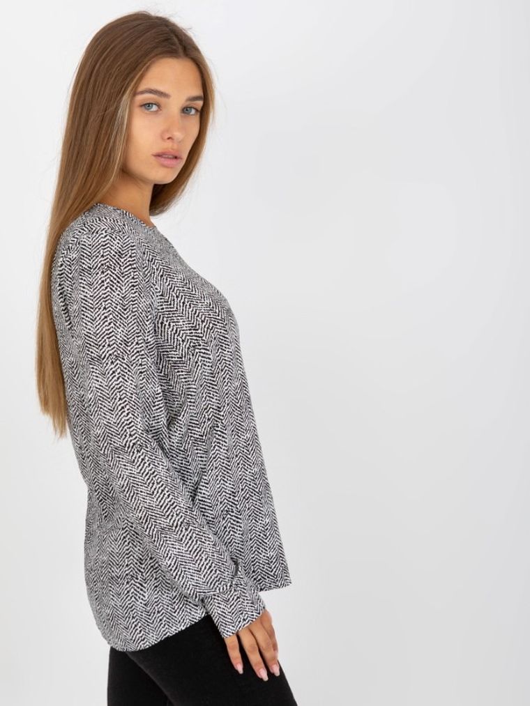 Bluzka damska z długim rękawem, mix, Eight 2 Nine