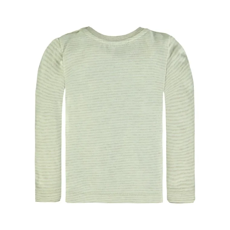 Bluzka dziecięca z długim rękawem, beżowa, Kanz