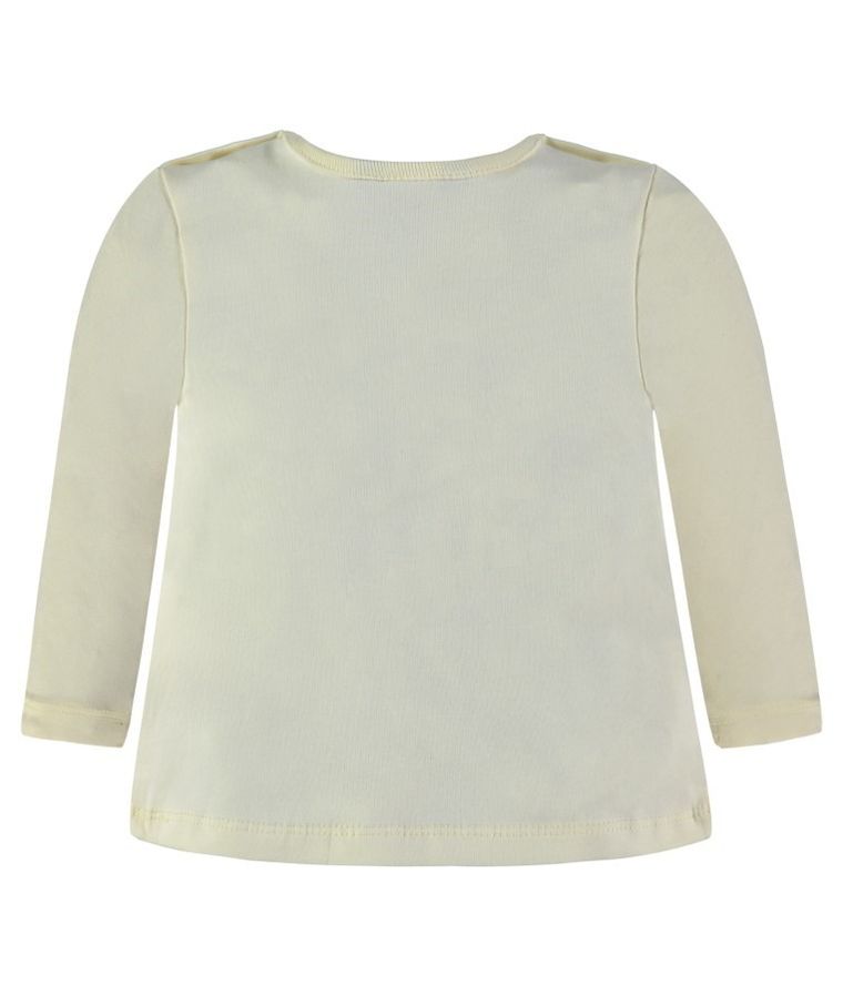 Bluzka dziecięca z długim rękawem, żółta, Kanz