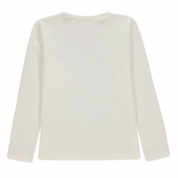 Bluzka dziewczęca z długim rękawem, biała, Marc O'Polo