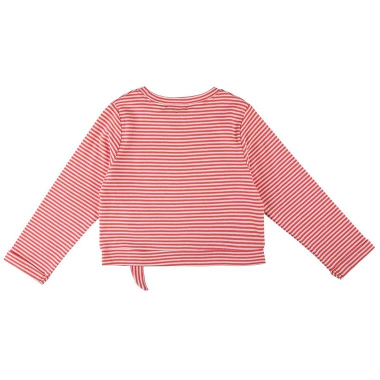 Bluzka dziewczęca z długim rękawem, czerwona, Tom Tailor