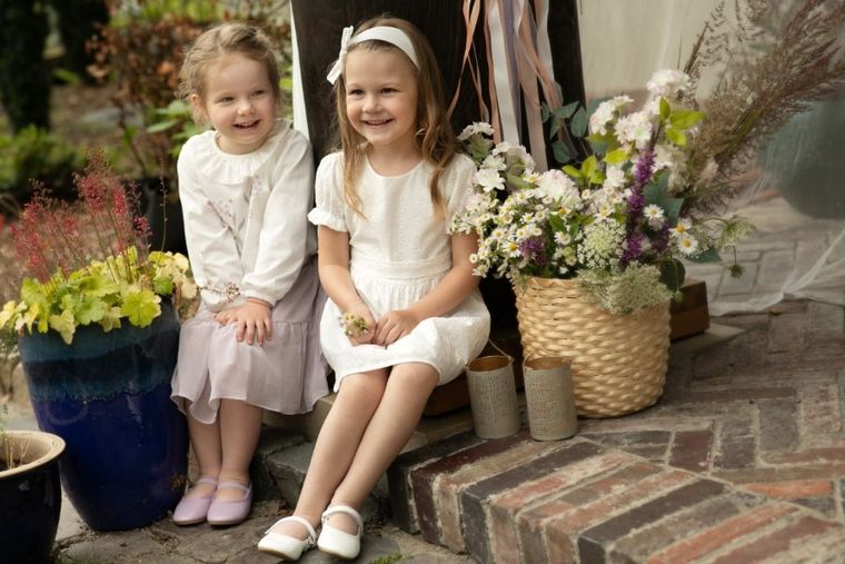 Bluzka dziewczęca z długim rękawem, ecru, Charlotte, Pinokio