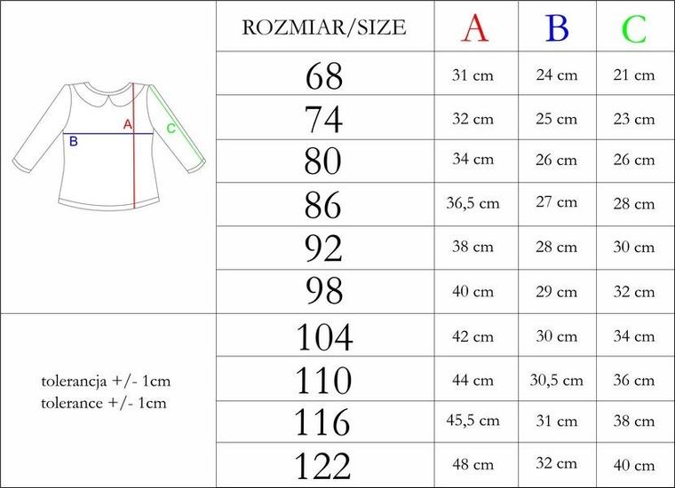 Bluzka dziewczęca z długim rękawem, ecru, Nicol
