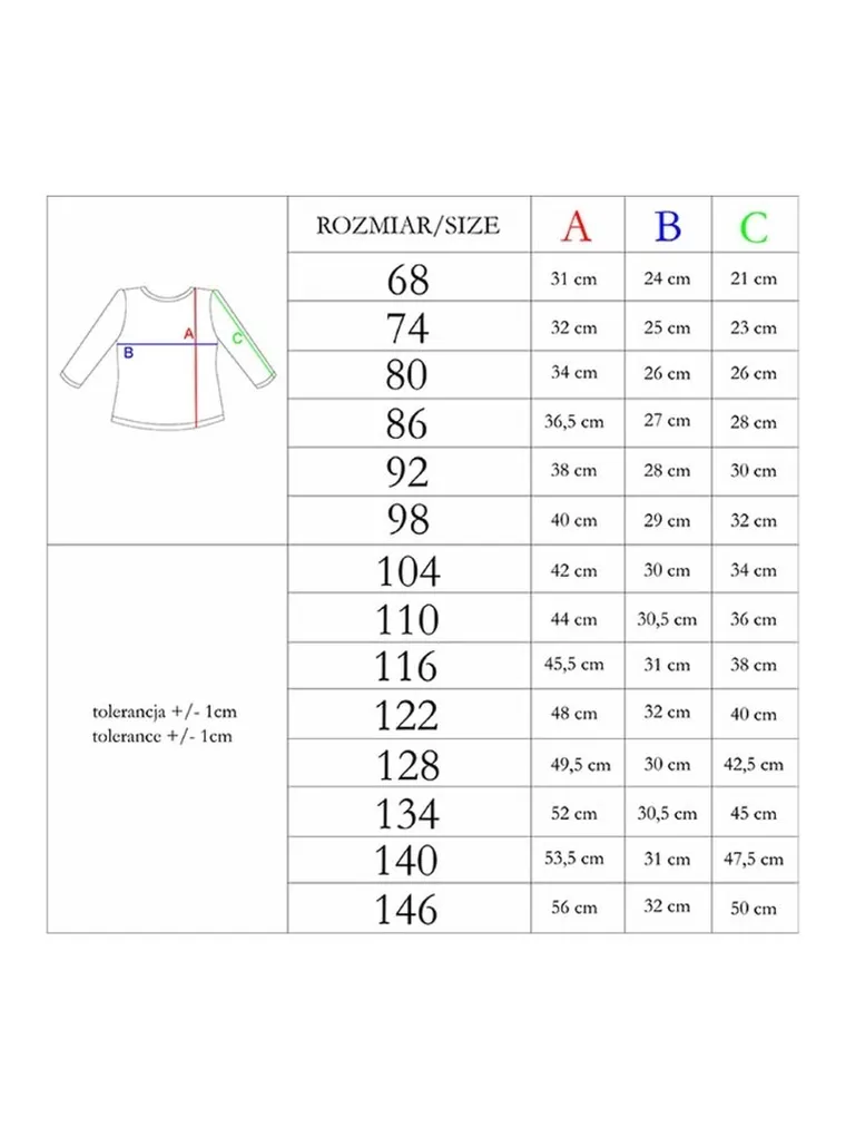 Bluzka dziewczęca z długim rękawem, ecru, Nicol