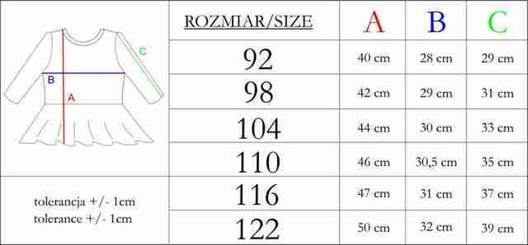Bluzka dziewczęca z długim rękawem, ecru, Nicol