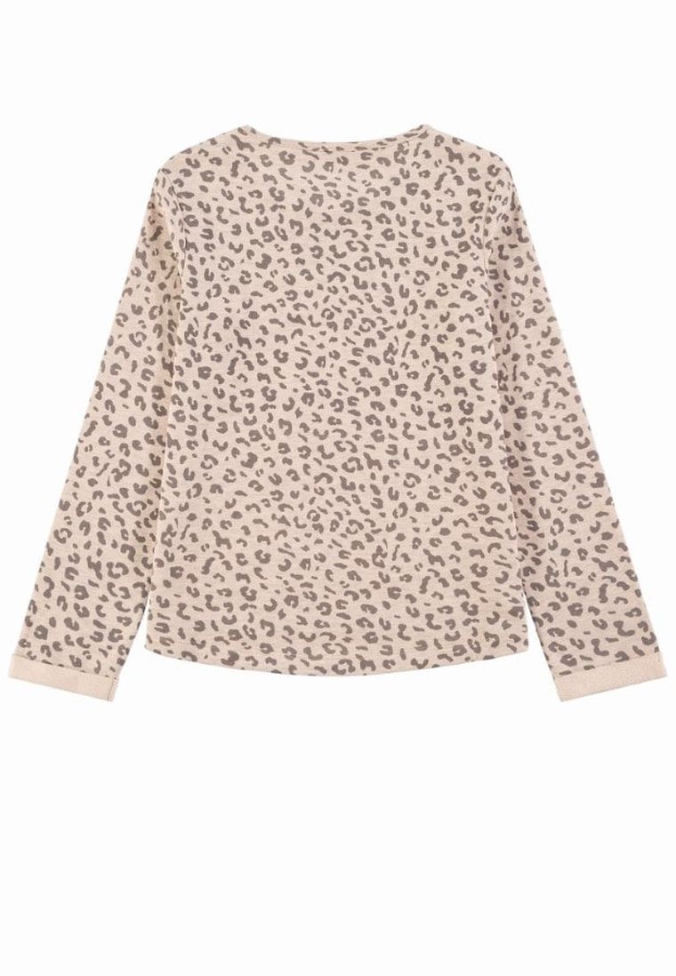 Bluzka dziewczęca z długim rękawem, jasnoróżowa, Tom Tailor