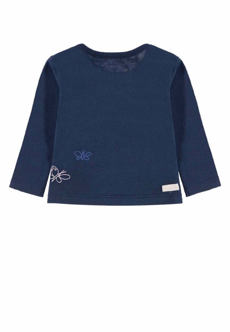 Bluzka dziewczęca z długim rękawem, niebieska, Tom Tailor