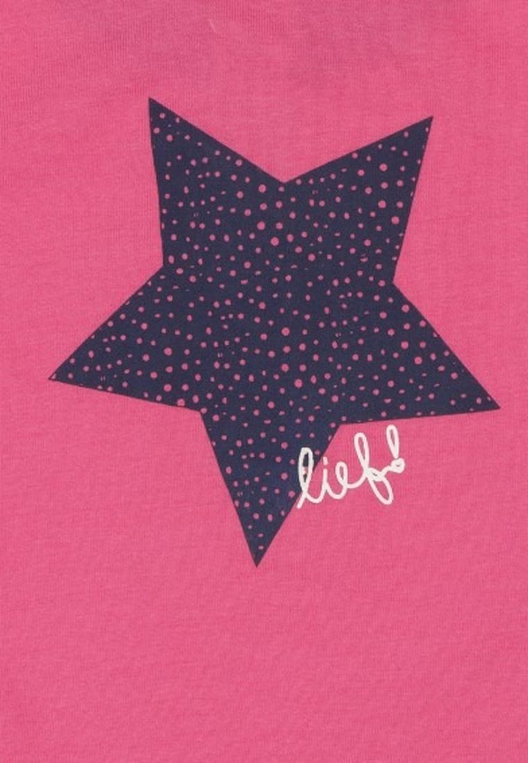 Bluzka dziewczęca z długim rękawem, różowa, Lief