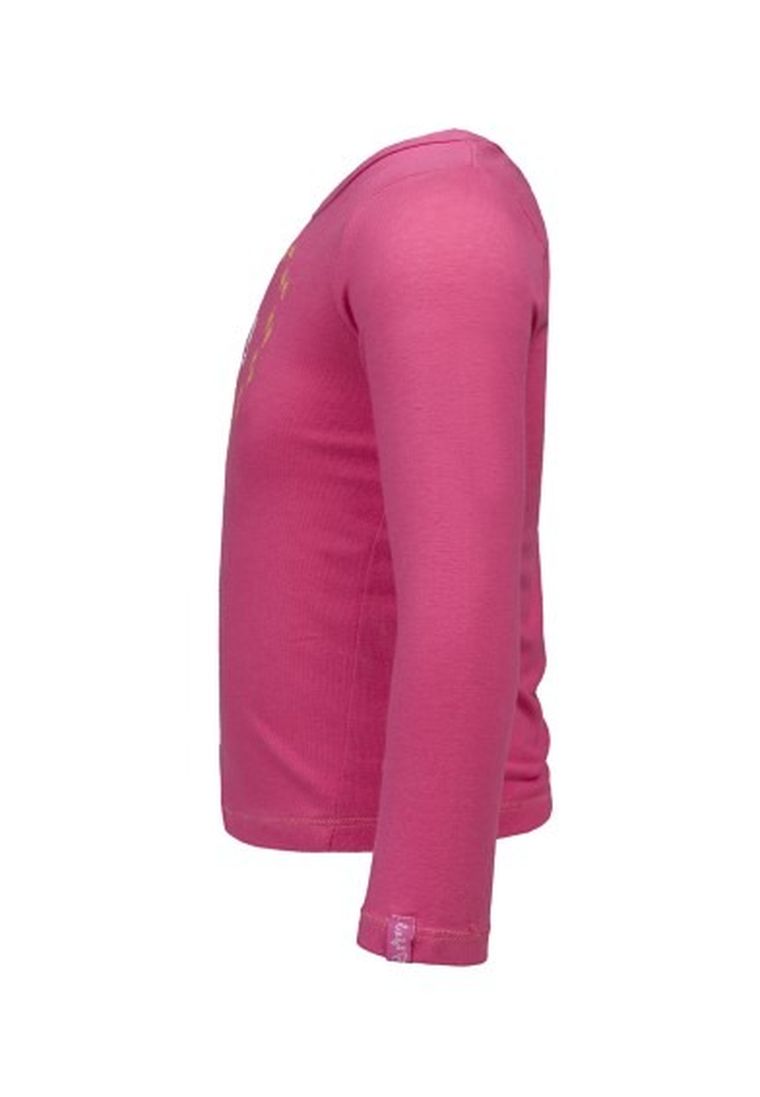 Bluzka dziewczęca z długim rękawem, różowa, Lief