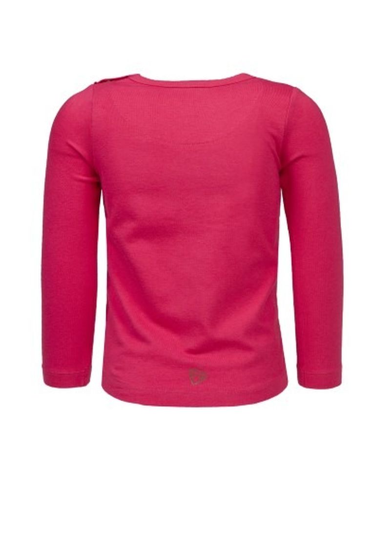 Bluzka dziewczęca z długim rękawem, różowa, Lief