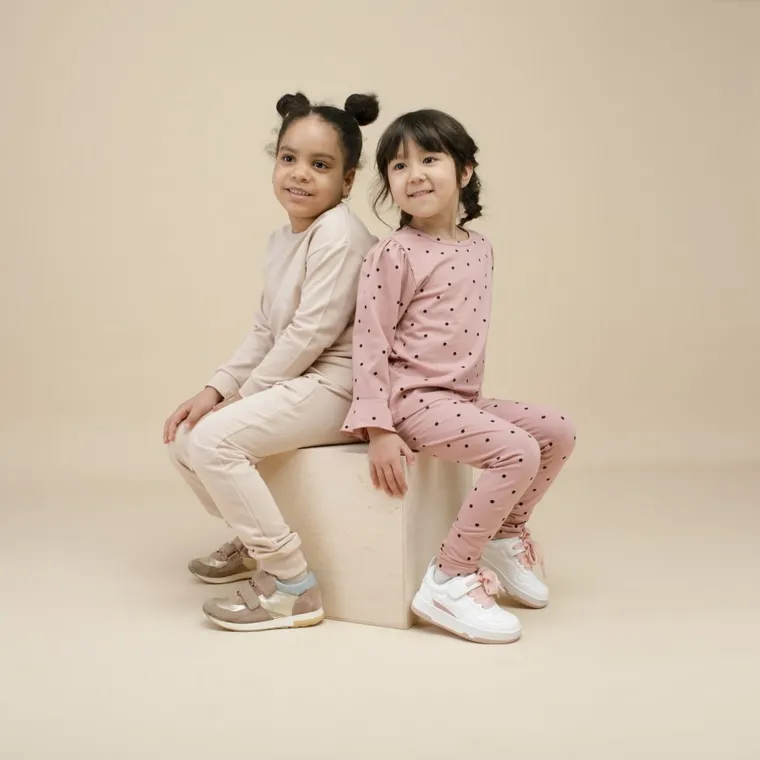 Bluzka dziewczęca z długim rękawem, różowa, Pinokio