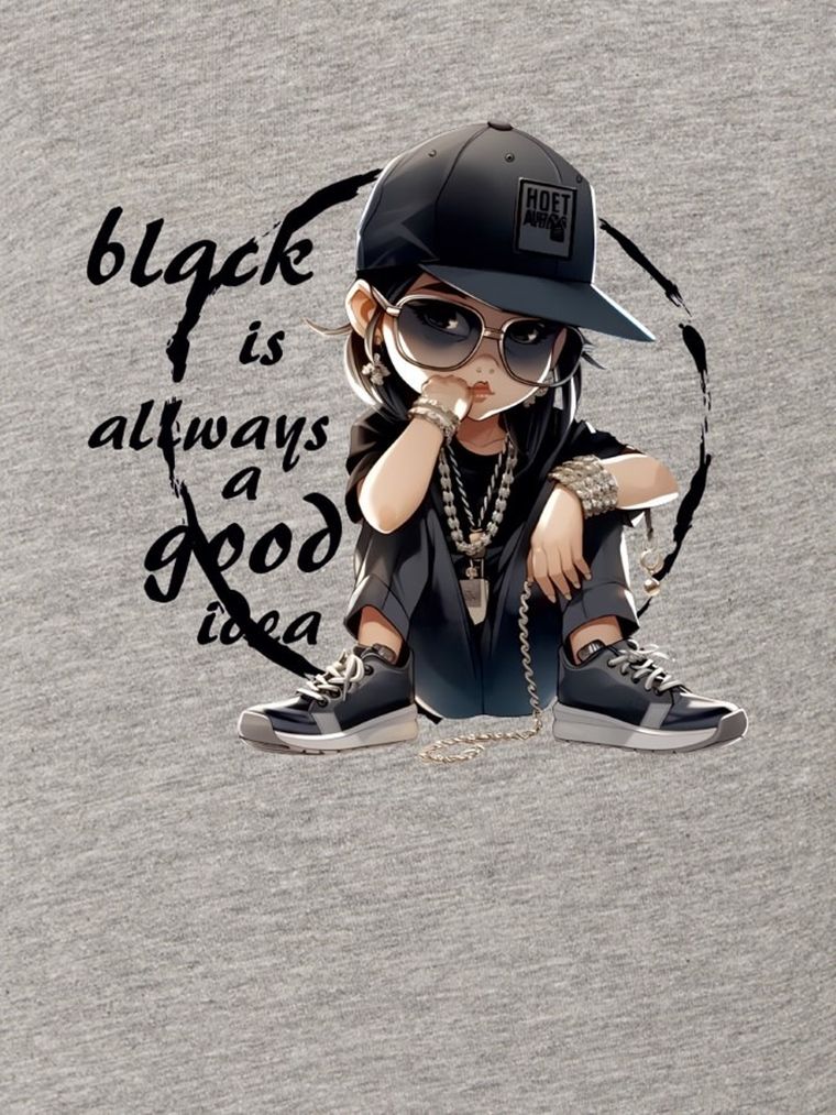 Bluzka dziewczęca z długim rękawem, szara, Tup Tup