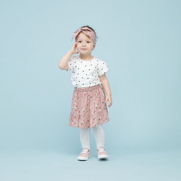 Bluzka dziewczęca z krótkim rękawem, ecru, Pinokio