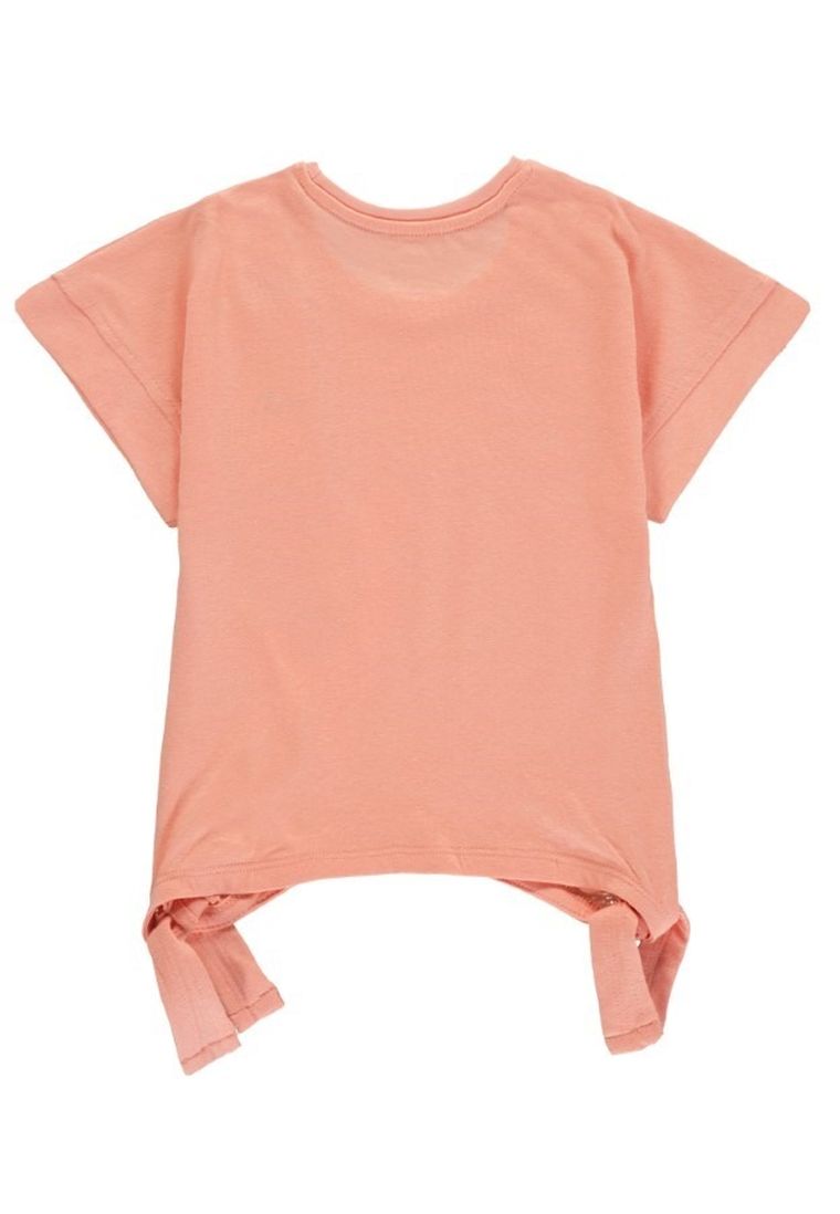 Bluzka dziewczęca z krótkim rękawem, pomarańczowa, Tom Tailor