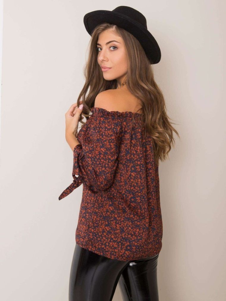 Bluzka hiszpanka damska z długim rękawem, mix, Sublevel