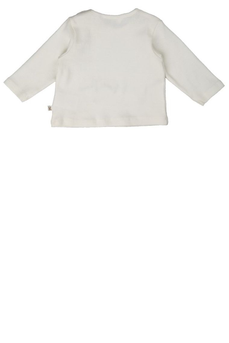 Bluzka niemowlęca z długim rękawem, biała, Kanz