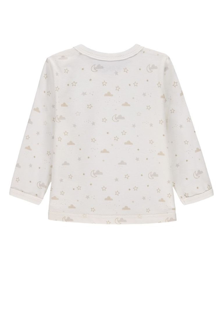 Bluzka niemowlęca z długim rękawem, ecru, Kanz