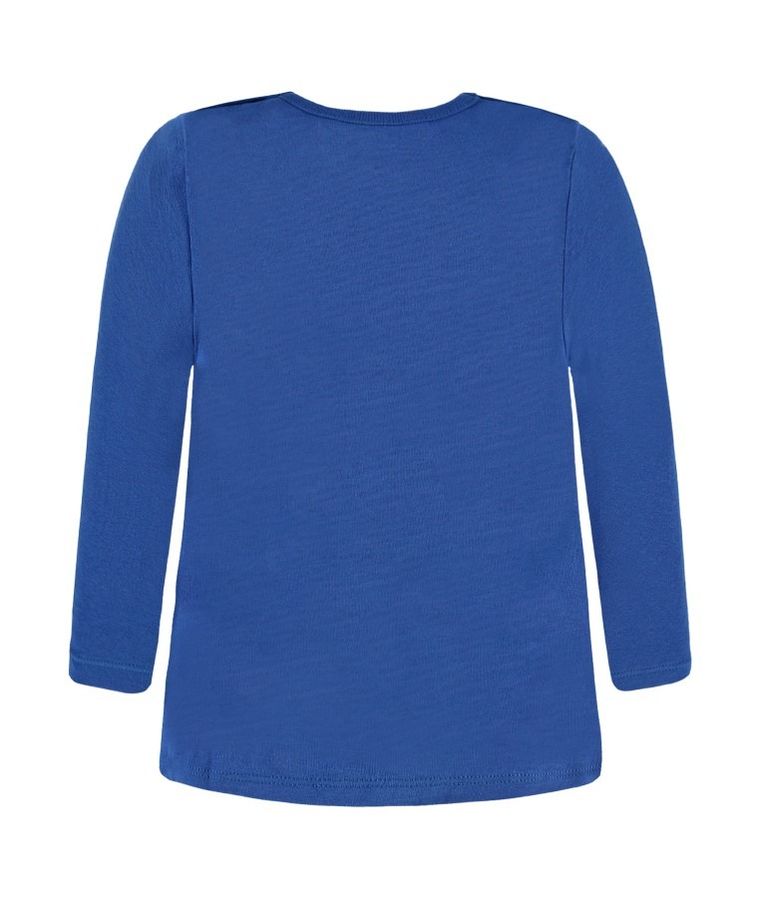 Bluzka niemowlęca z długim rękawem, granatowa, Kanz