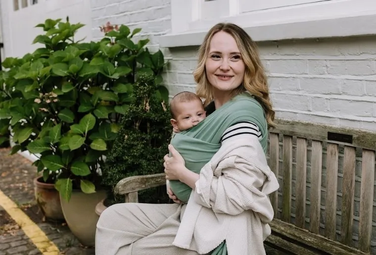 Boba, Wrap, chusta do noszenia dziecka, zielona