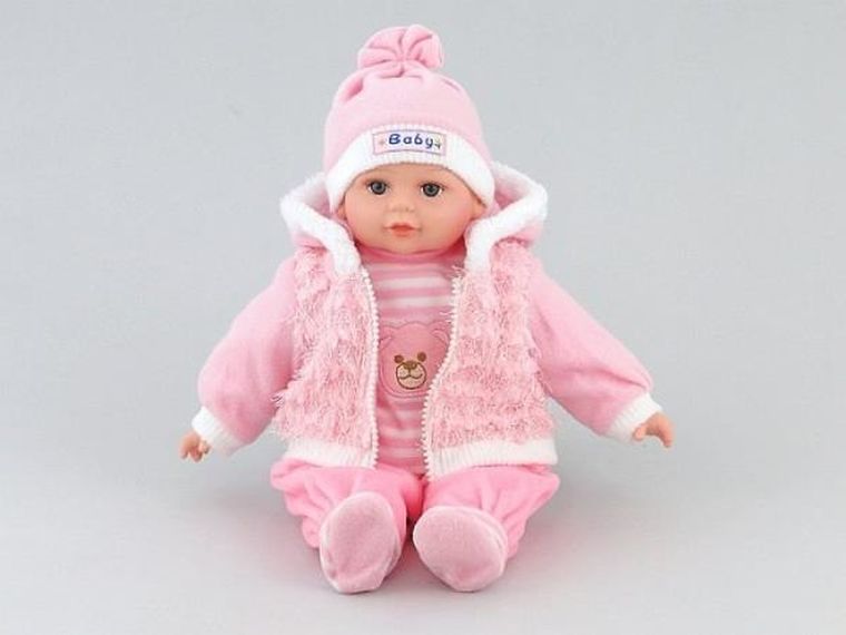 Bobas, lalka interaktywna, 35 cm