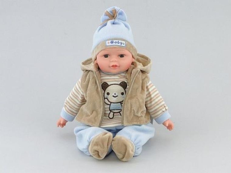 Bobas, lalka interaktywna, 35 cm