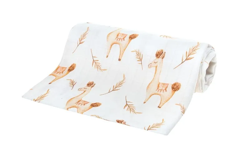 Bocioland, Alpaka, pieluszka bambusowa, 30-30 cm