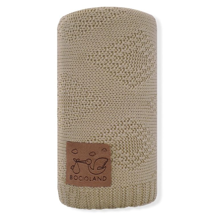 Bocioland, Como, kocyk bambusowy, beż