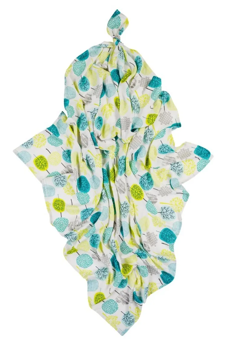 Bocioland, Las, pieluszka bambusowa, 75-75 cm