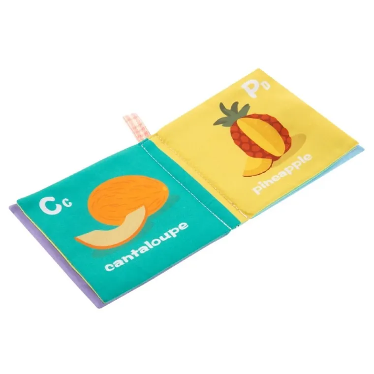 Bocioland, miękka szeleszcząco piszcząca książeczka, fruits