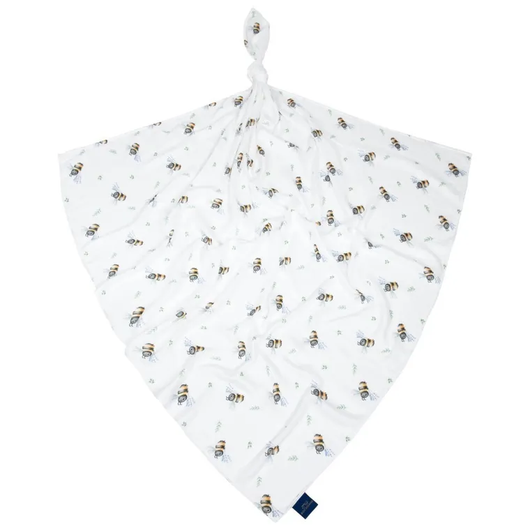 Bocioland, Pszczółki, pieluszka bambusowa, 75-75 cm