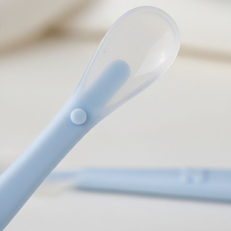 Bocioland, silikonowa łyżeczka, niebieska