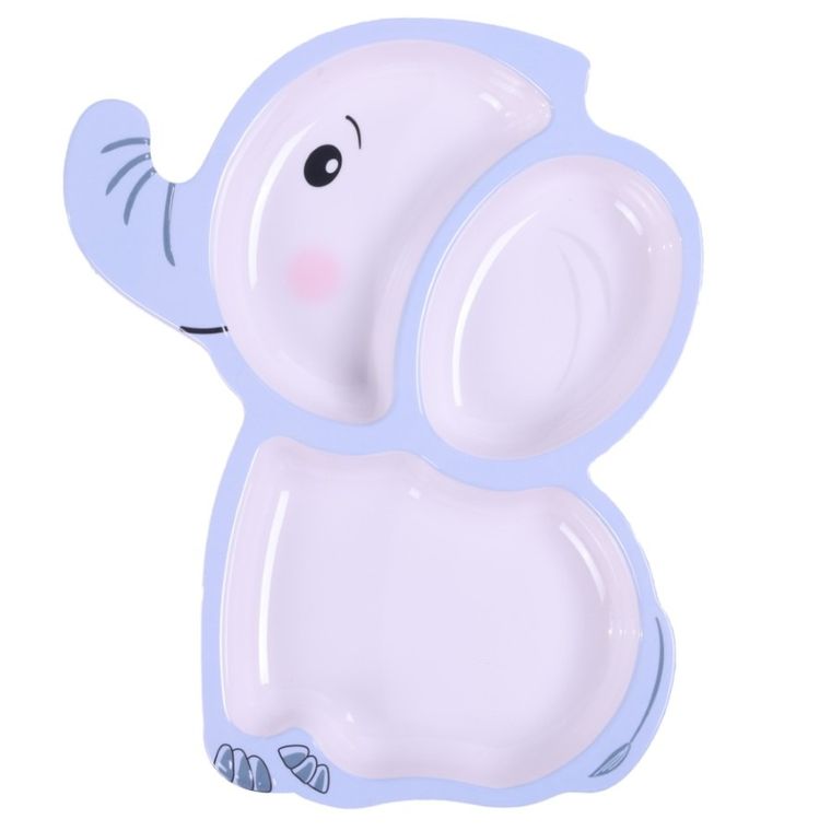 Bocioland, Słoń, zestaw naczyń, 5 elementów