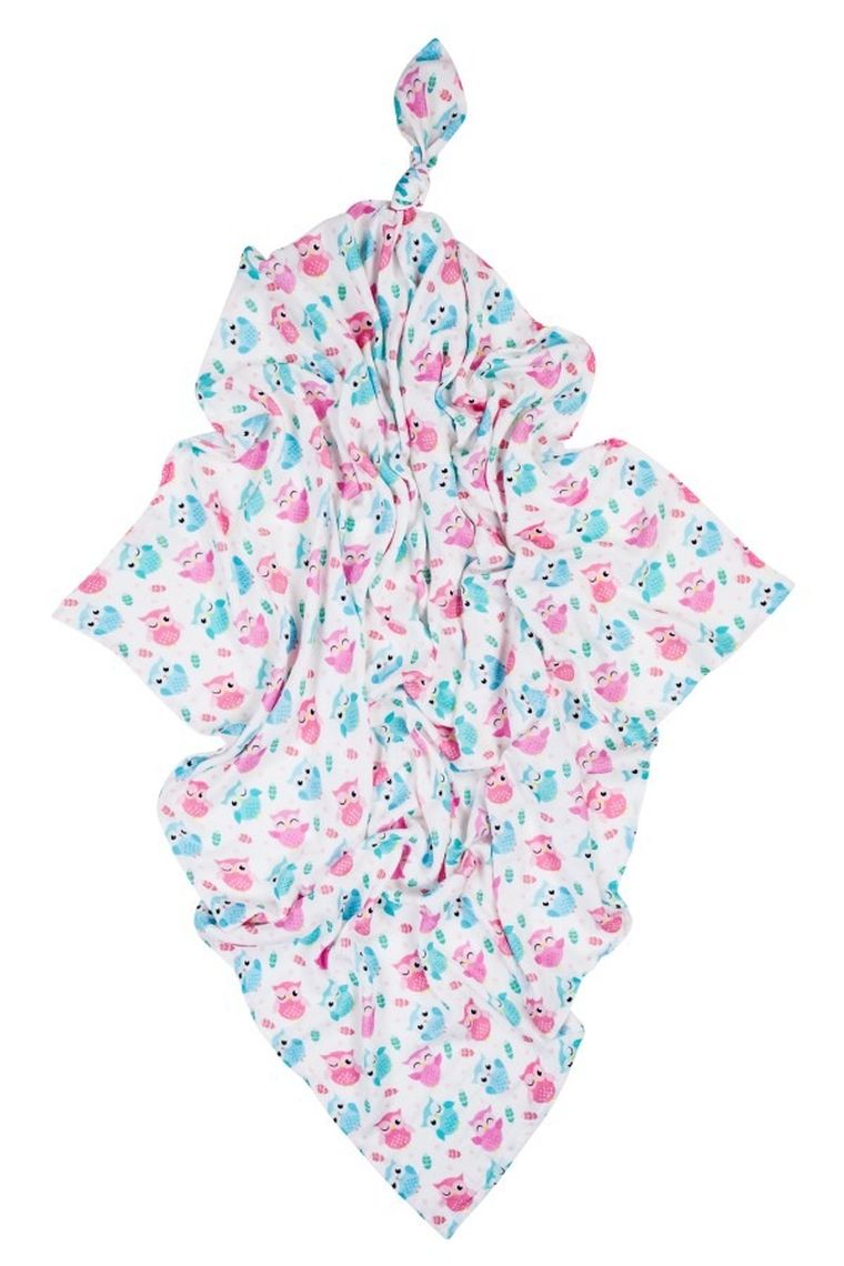 Bocioland, Sowy, pieluszka bambusowa, 75-75 cm