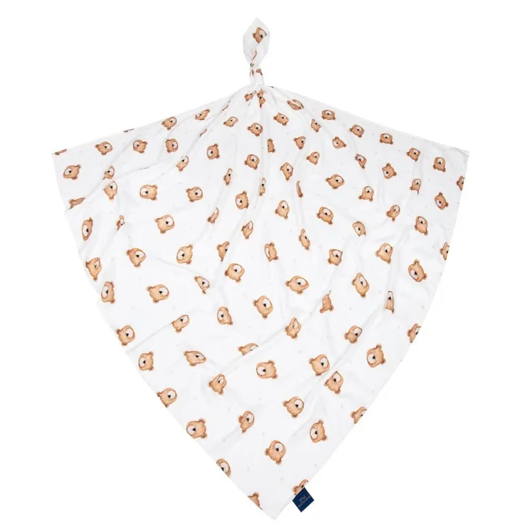 Bocioland, Teddy Bear, pieluszka bambusowa, 75-75 cm