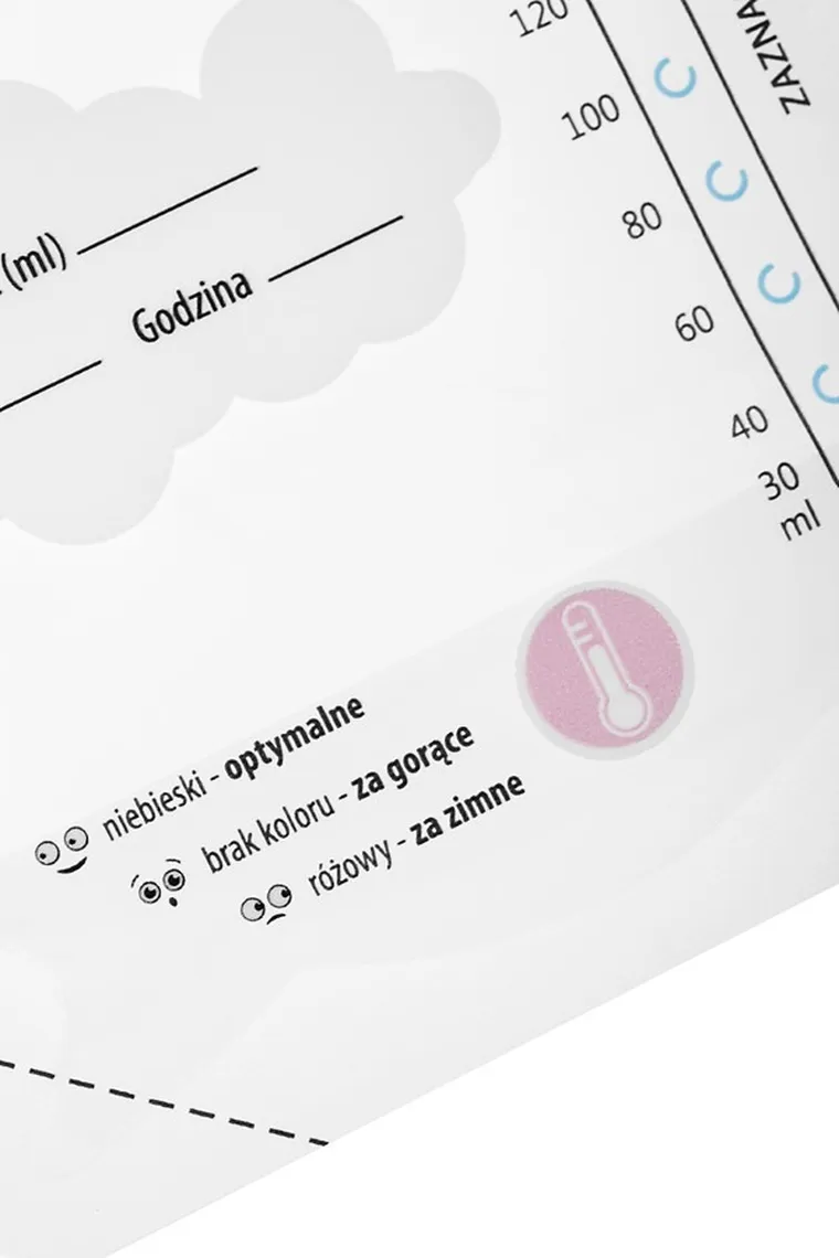 Bocioland, woreczki do przechowywania pokarmu, 50 szt.