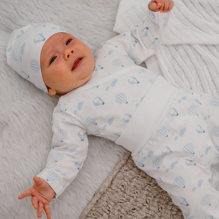 Body chłopięce z długim rękawem, białe, Eevi