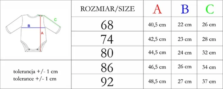 Body chłopięce z długim rękawem, białe, Nicol